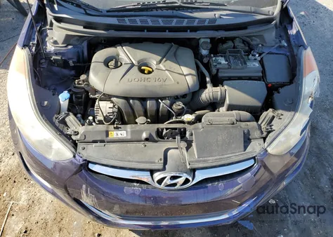 2013 Hyundai Elantra Gls from USA, damaged, VIN 5NPDH4AE7DH421914
